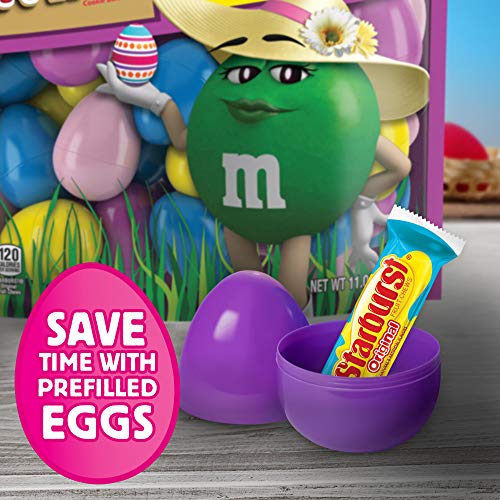 M&MS, TWIX & STARBURST Candy-Filled Easter Eggs Bag, 11.04 oz, ...