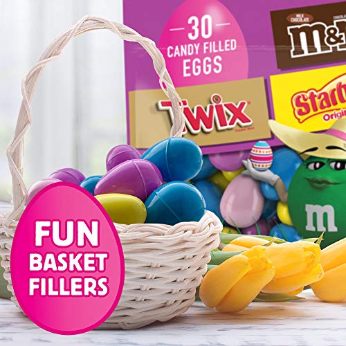 M&MS, TWIX & STARBURST Candy-Filled Easter Eggs Bag, 11.04 oz, ...