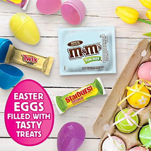 M&MS, TWIX & STARBURST Candy-Filled Easter Eggs Bag, 11.04 oz, ...