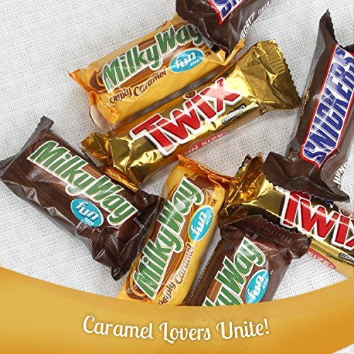 Mars Chocolate Caramel Lovers Fun Size Candy Bars Variety Mix 37