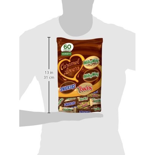 Mars Chocolate Caramel Lovers Fun Size Candy Bars Variety Mix 37