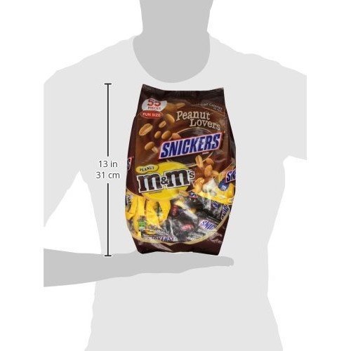 Snickers &Amp; Peanut M&Amp;Ms Peanut Lovers Variety Pack - 55 Pieces