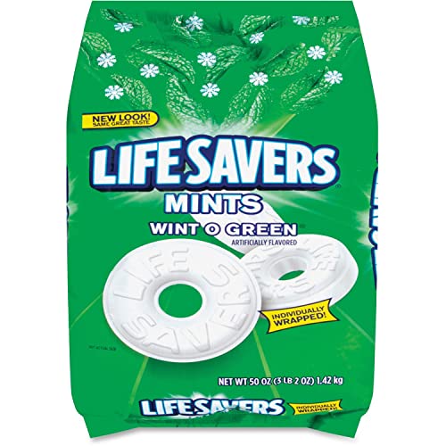 Life Savers 21524 Life Savers Mints, Wint-O-Green, 50 Oz.