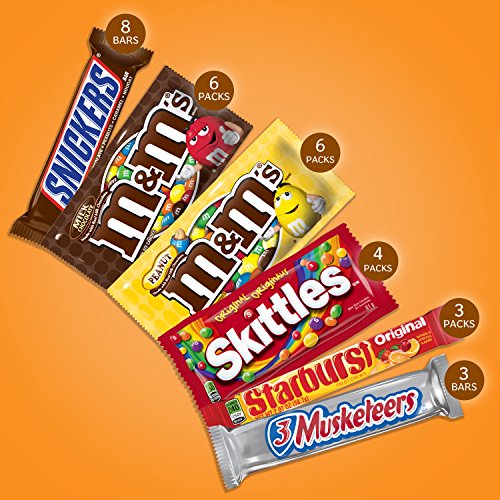 Mars M&Amp;Ms, Snickers, 3 Musketeers, Skittles &Amp; Starburst Full Si