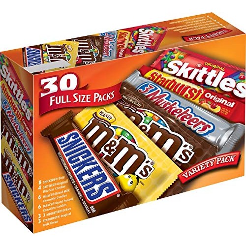 Mars M&Amp;Ms, Snickers, 3 Musketeers, Skittles &Amp; Starburst Full Si