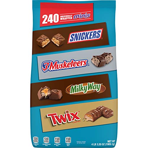 Mars Snickers, Twix, 3 Musketeers And Milky Way Minis Size Easte