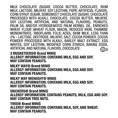 Mars Chocolate Favorites Minis Size Candy Bars Assorted Variety