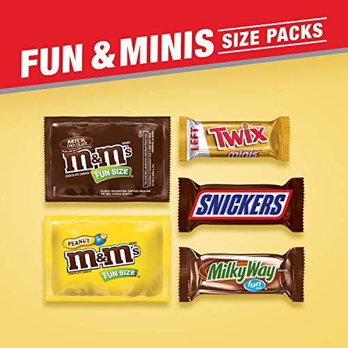 Snickers, M&Amp;Ms Milk Chocolate, M&Amp;Ms Peanut, Twix &Amp; Milky Way C