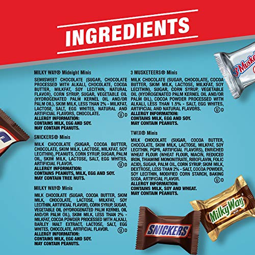 Snickers, Twix, 3 Musketeers, Milky Way &Amp; Milky Way Midnight Min