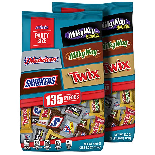 Snickers, Twix, 3 Musketeers, Milky Way &Amp; Milky Way Midnight Min