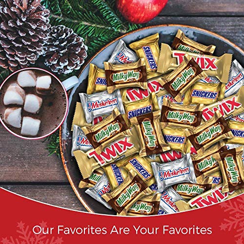 Snickers, Twix, Milky Way &Amp; 3 Musketeers Minis Size Chocolate Ha