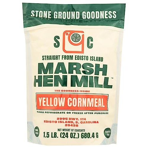 Marsh Hen Mill Yellow Stone Ground Cornmeal, 24 OZ