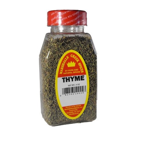 Marshalls Creek Spices Thyme Leaves Crushed, 4 Ounce