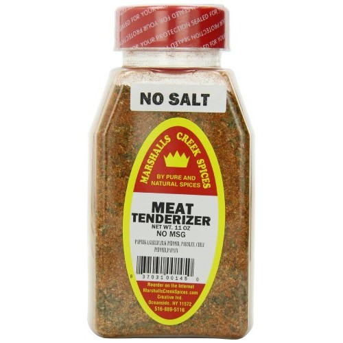 Marshalls Creek Spices Meat Tenderizer, No Salt, 11 Oz