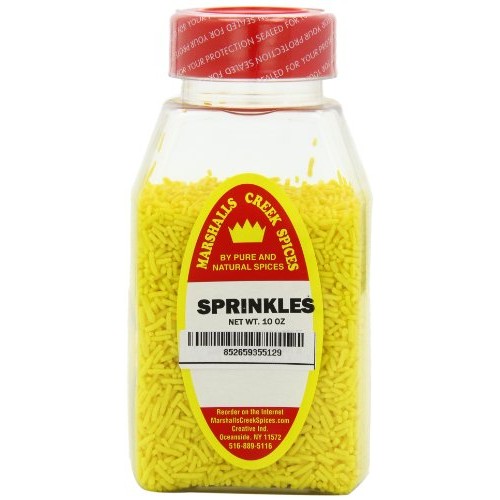 Marshalls Creek Spices Sprinkles Yellow, 10 Ounce