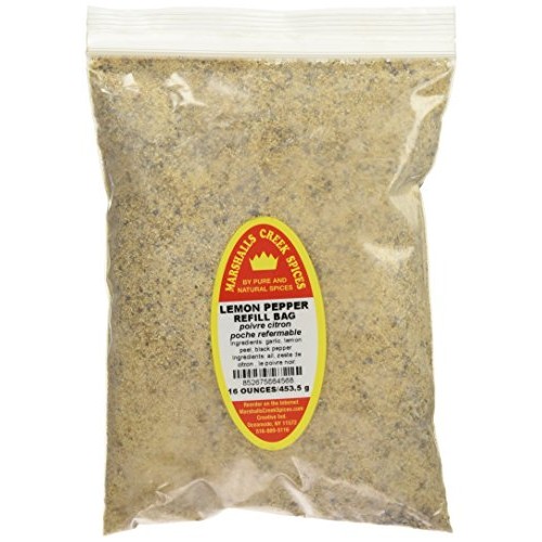 Marshall’s Creek Spices Refill Pouch No Salt Lemon Pepper Season...