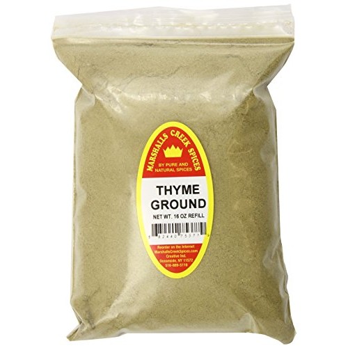 Marshall’S Creek Spices X-Large Refill Thyme, Ground, 16 Ounce