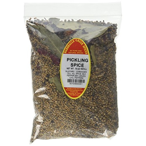 Marshalls Creek Spices Pickling Spice Seasoning Refill, 16 Ounce