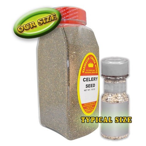 Marshalls Creek Spices Seasoning, Celery Seed, Xl Size, 16 Ounce …
