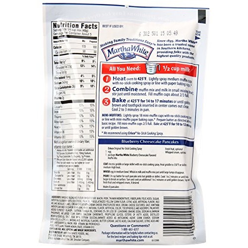 Martha White Blueberry Cheesecake Muffin Mix, 7 Oz