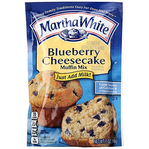 Martha White Blueberry Cheesecake Muffin Mix, 7 Oz
