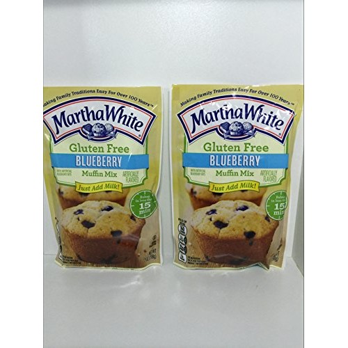 Martha White Gluten Free Blueberry Muffin Mix 7 Oz. - Pack Of 2