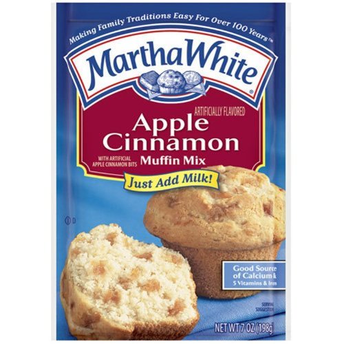 Martha White Muffin Mix Apple Cinnamon 7.0 Oz. Pack Of 6