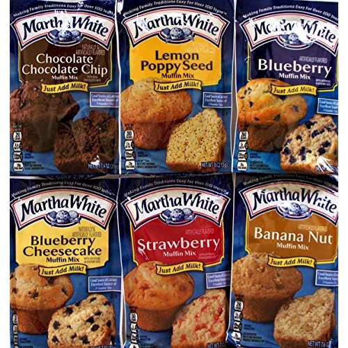 Martha White Muffin Mix Sampler Package With Favorite Banana Nut