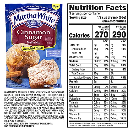 Martha White Muffin Mix Sampler Variety Pack, Pack of 12, Chocol...
