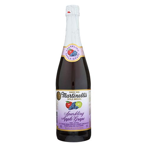Martinelli Sparkling Apple Grape Juice - 25.4 Ounce - 12 Per Case.