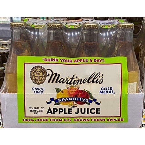 Martinellis 10 Oz Sparkling Apple Juice 12 Pack