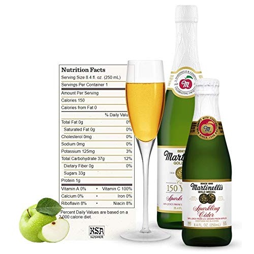 Martinellis Gold Medal Sparkling Apple Cider, 8.4 oz Pack of 12... Martinellis Gold Medal Sparkling Apple Cider, 8.4 oz Pack of 12...