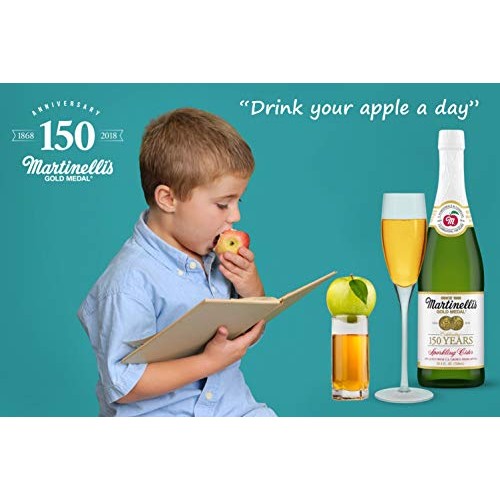 Martinellis Gold Medal Sparkling Apple Cider, 8.4 oz Pack of 12... Martinellis Gold Medal Sparkling Apple Cider, 8.4 oz Pack of 12...