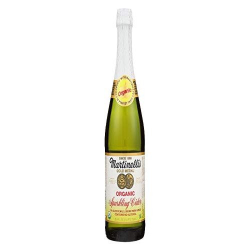 Martinellis Organic Sparkling Cyder, 25.4 Ounce - 12 Per Case.
