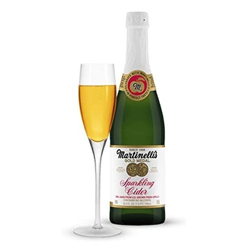 Martinellis Sparkling Apple Cider Juice, 25.4Oz Glass Bottle P