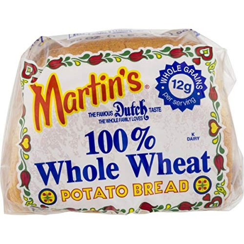 Martins Famous Pastry 100% Whole Wheat Potato Bread- 16 Slice 2...