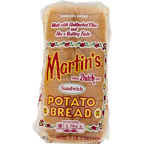 Martins Sandwich Potato Bread- 16 Slice 18 Oz 4 Bags