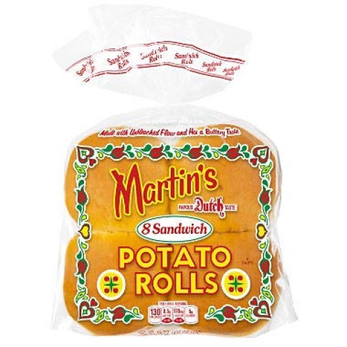 Martins Potato Sandwich Roll - 2/8 Pk. A1