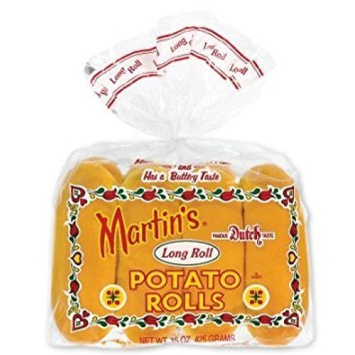 Martins Long Roll Potato Rolls - Pack Of 3