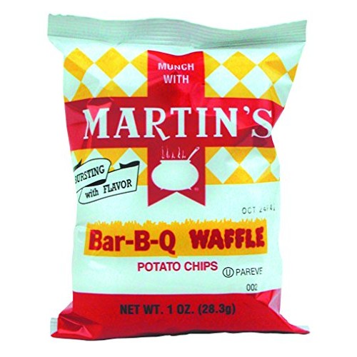 Martins Bar-B-Que Waffle Potato Chips-Case Pack Of 30/1 Oz. Bags