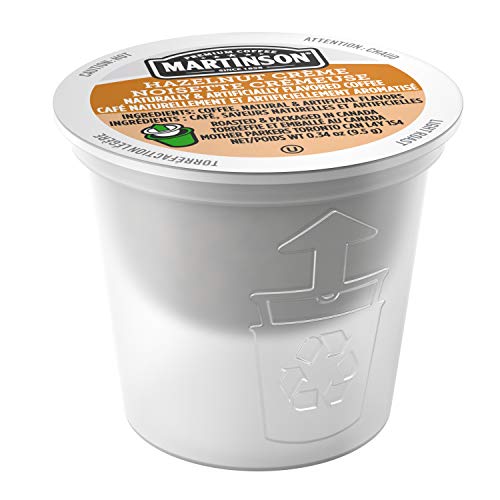 Martinson Single Serve Coffee Capsules, Hazelnut Creme, Compatib