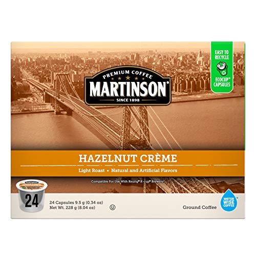Martinson Single Serve Coffee Capsules, Hazelnut Creme, Compatib