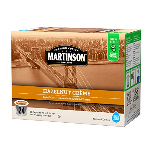 Martinson Single Serve Coffee Capsules, Hazelnut Creme, Compatib