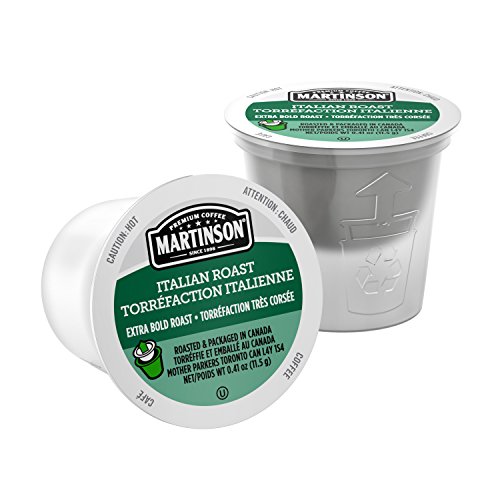 Martinson Single Serve Coffee Capsules, Italian Roast, Compatibl