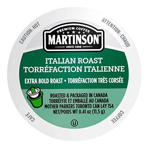 Martinson Single Serve Coffee Capsules, Italian Roast, Compatibl