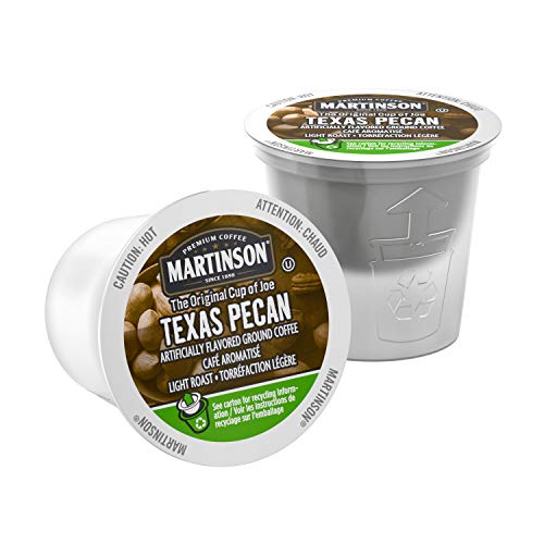 Martinson Single Serve Coffee Capsules, Texas Pecan, Compatible