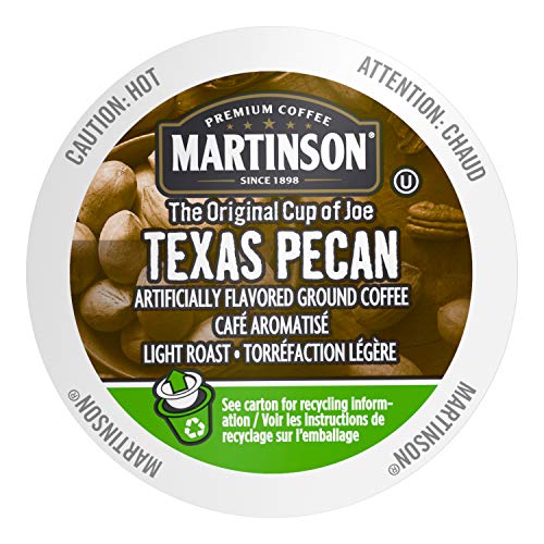 Martinson Single Serve Coffee Capsules, Texas Pecan, Compatible