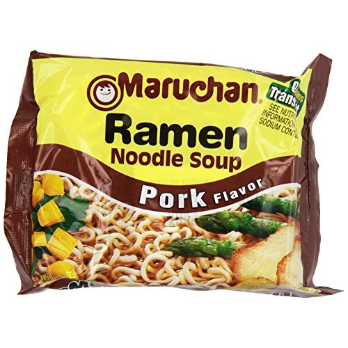 Maruchan Ramen, Pork, 3-Ounce Packages Pack Of 24