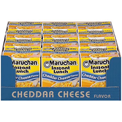 Maruchan Instant Lunch Cheddar Cheese, 2.25 Oz, Pack Of 12 Maruchan Instant Lunch Cheddar Cheese, 2.25 Oz, Pack Of 12