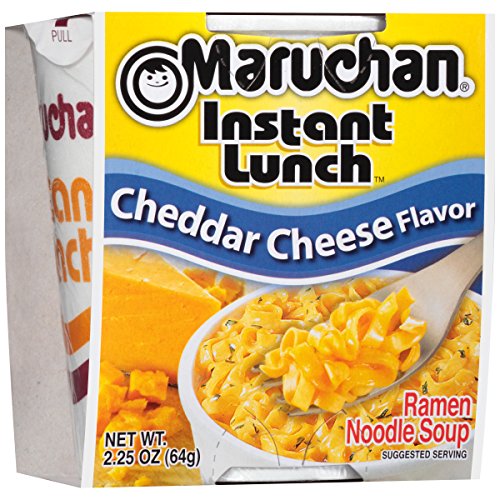Maruchan Instant Lunch Cheddar Cheese, 2.25 Oz, Pack Of 12 Maruchan Instant Lunch Cheddar Cheese, 2.25 Oz, Pack Of 12